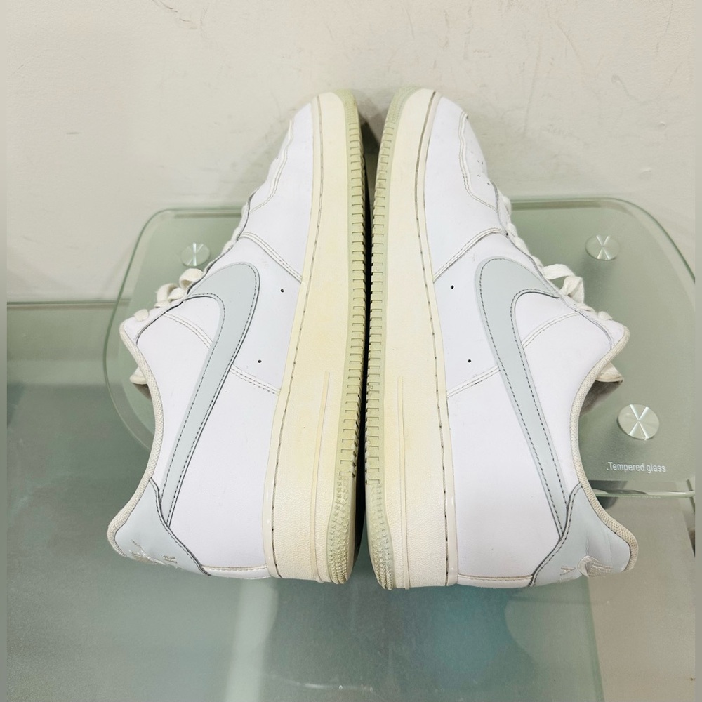 Nike Air Force 1 '07 Men’s Sz 14 Shoes White Pure Platinum DC2911-100 Authentic - Picture 7 of 9